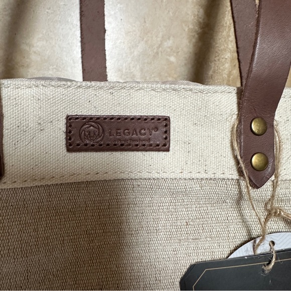 🆕 Legacy Pinot Jute 3 Bottle Insulated Wine Beige Tote & Gift Bag - Picture 10 of 12